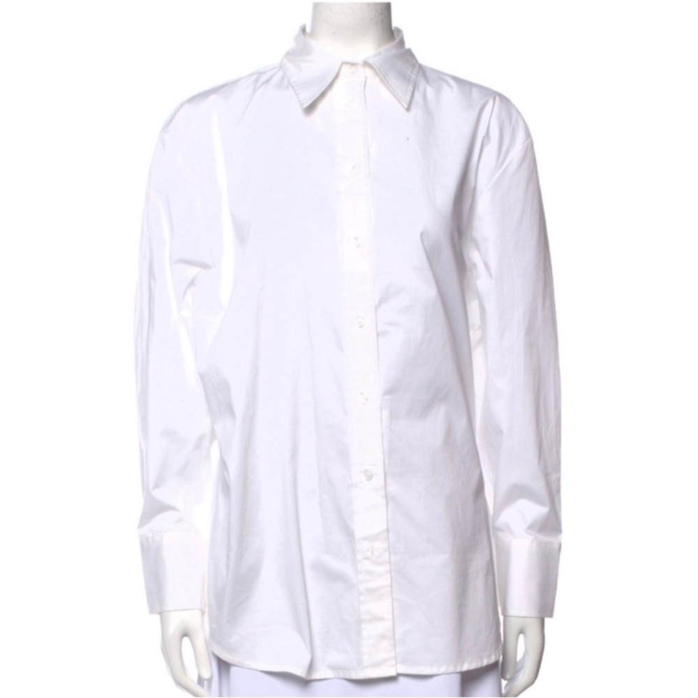 Jason Wu Oversized Women’s White Button Up Size L Preloved